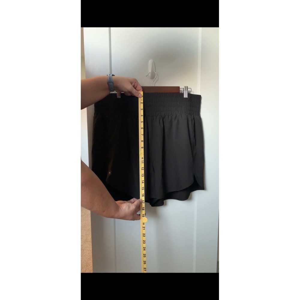BE.active Black High-Waisted Athletic Running Shorts with Liner Size 2XL_A16 - Picture 7 of 9